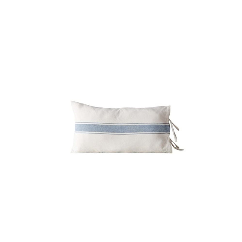Striped Cotton Pillow Cover