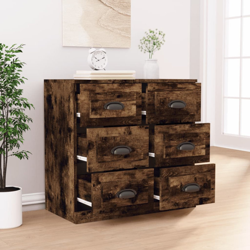 Dauntsey 70 Cm Wide Sideboard, Smoked Oak