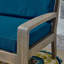 Causeuse + table basse bleu foncé-846947225