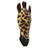 Tribal-Style Giraffe Mask Wall Sculpture