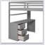 Lit mezzanine avec tiroirs, bureau et garde-robe-1429004494