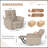 Zero Wall Power Recliner Chair with USB Port for Small Spaces and Maximum Comfort in Living Rooms, Bedrooms, and RVs-1888658387