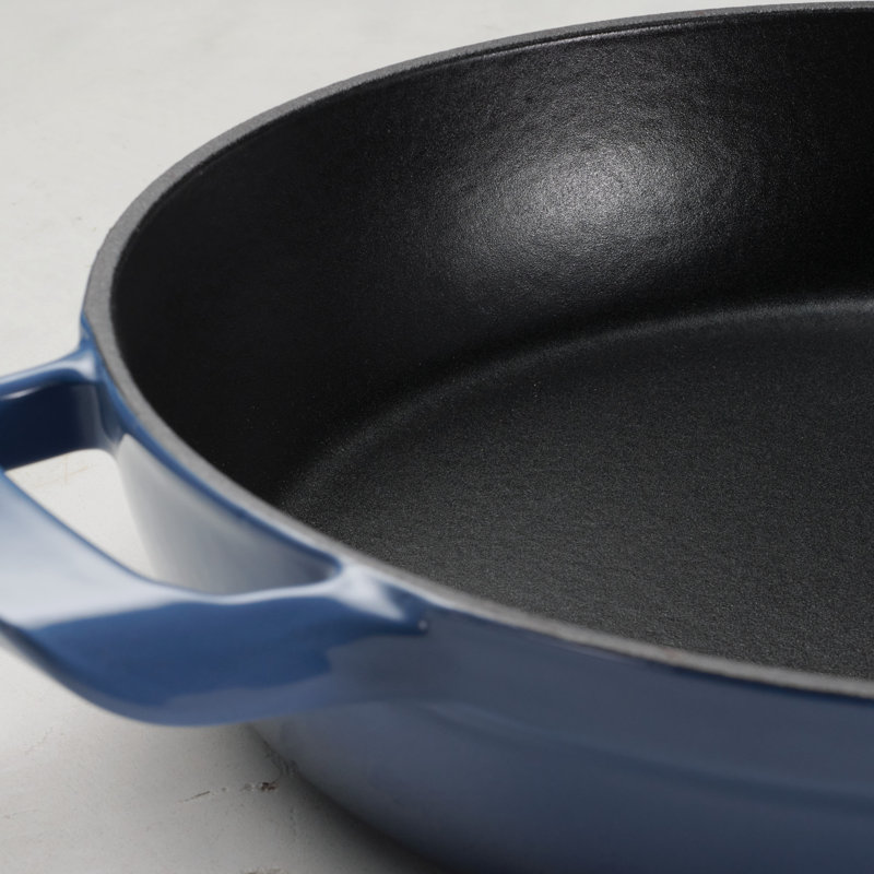 Tramontina Enamelled Cast Iron Skillet 30 cm, Blue