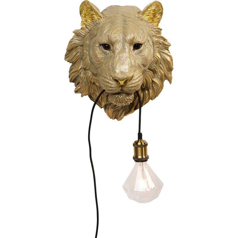 Wall light Animal Tiger Head 34cm