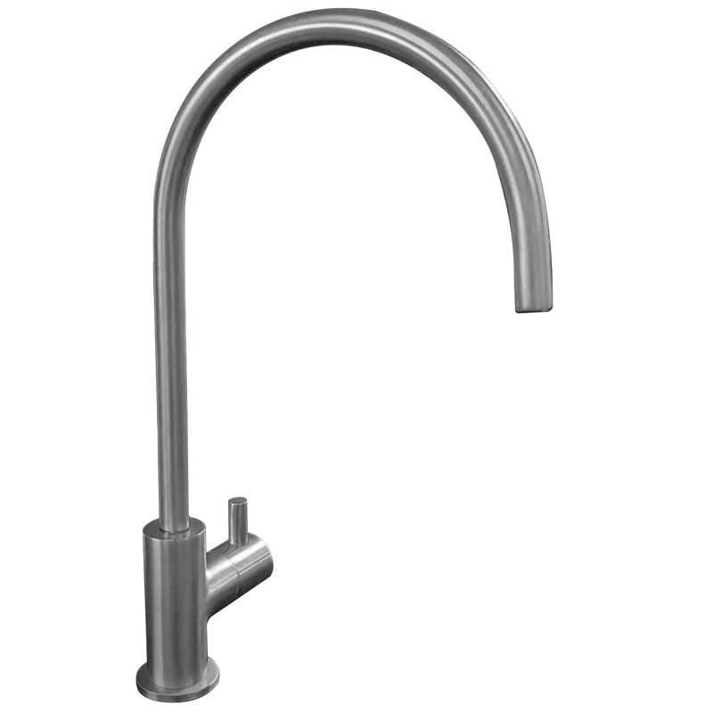 Single Handle Kitchen Faucet, Polished Chrome