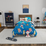 Paw Patrol Kids Bedding Super Soft Comforter and Sheet Set with Sham, 5 Piece Twin Size By KIBNOF
