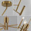 Lustre style campagne moderne 10 lumières dorées-1885704588
