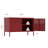  25 Inch Metal Side Cabinet, Double Door TV Stand, Storage Cabinet with Adjustable Shelves-1798023189