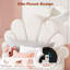 Structure de lit simple pour enfants, avec 2 tiroirs de rangement, tête de lit tapissier, support à lattes de bois, aucun sommier requis, assemblage facile-1446443622