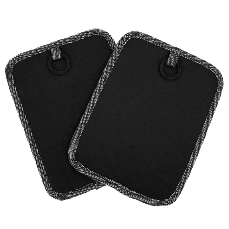 Paquet de 2 - Porte-casseroles de cuisine avec doublure matelassée épaisse et résistante à la chaleur avec néoprène et coton antidérapants