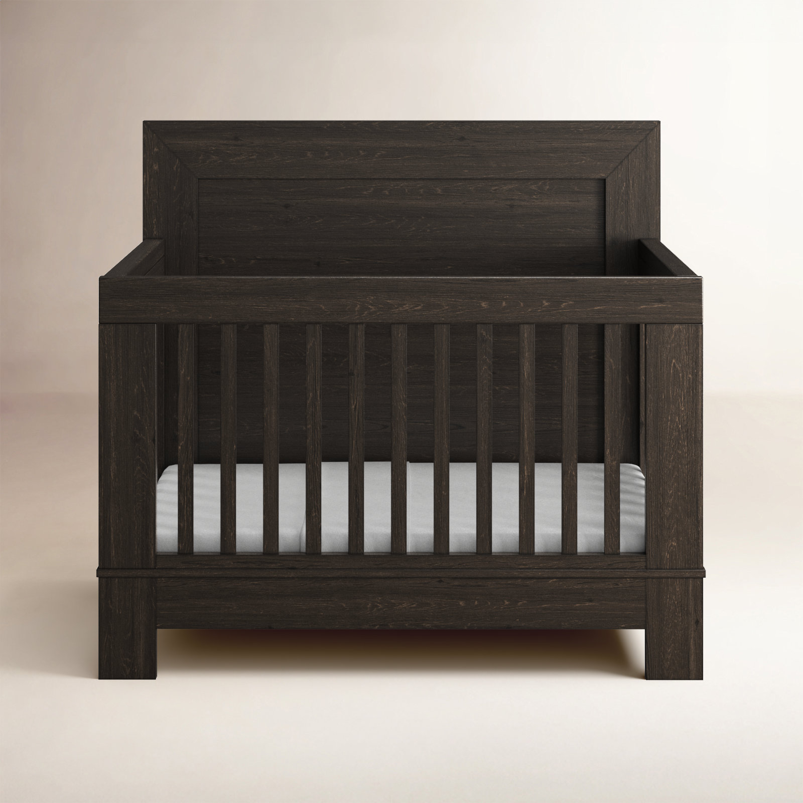 Albie Pine Convertible Crib, Cocoa