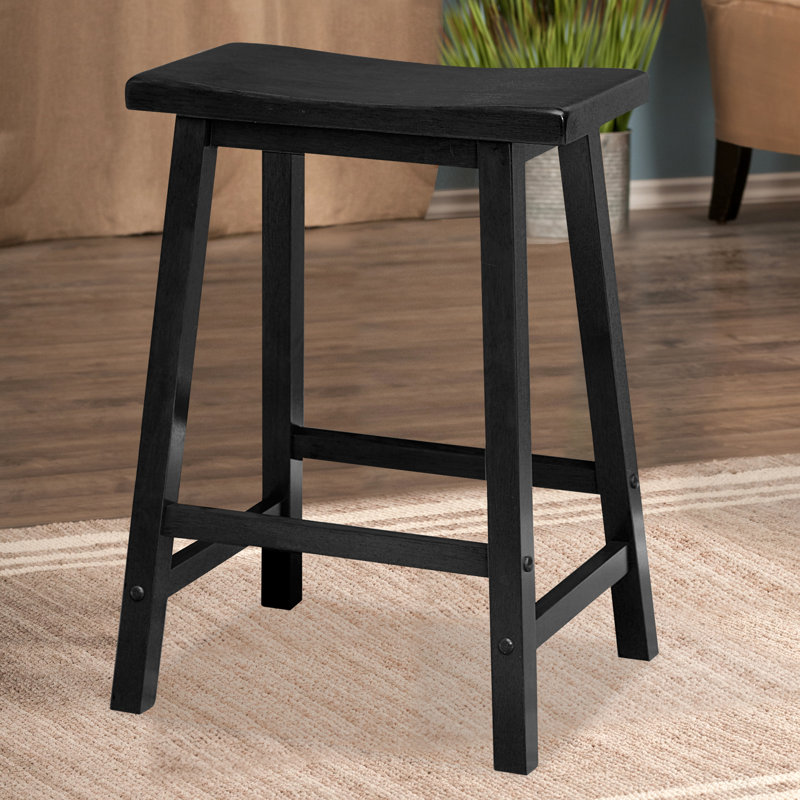 Ensemble de salle à manger 2 pièces Alek, Noir, Tabouret de comptoir (assise de 24 po de hauteur)