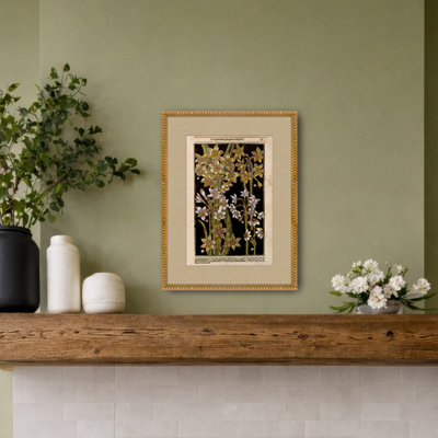 Martha Stewart Bedford, art mural Magnolia, 17,75 po x 23,75 po, décor de salon et de chambre à coucher, encadré