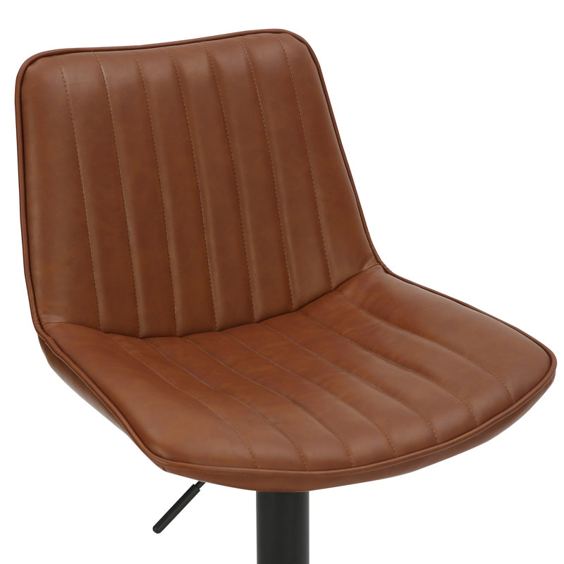 Tabouret Byerly, Selle de cuir