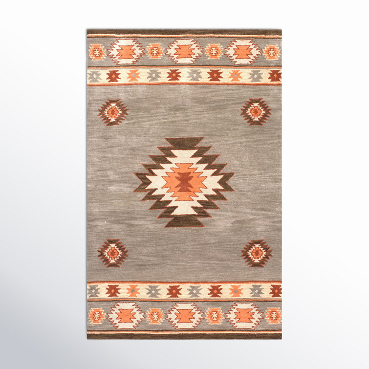 Kentley Handmade Tufted Wool Sage Area Rug