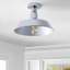 Plafonnier semi-encastré 1 lumière 14 po-1016269599