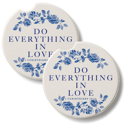 Ensemble de 2 sous-verres en pierre Eo