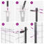 140cm H x 2500cm W Metal Border Fencing