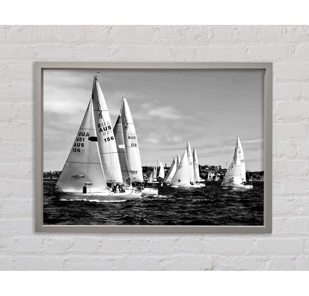 Sailboat Dream B N W - Druck