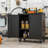 Heavy-Duty Metal Garage Storage Cabinet with Wheels - Sturdy, Durable, and Versatile Tool Organizer for Home and Office