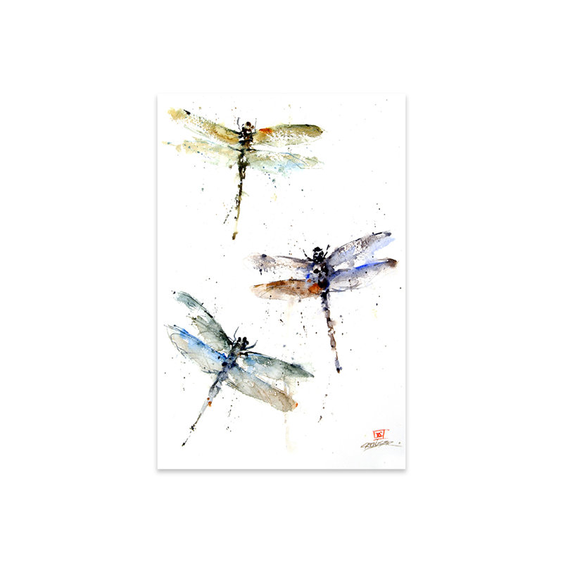 Libellules par Dean Crouser - impression non encadrée