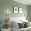 Glass and Steel Armed Sconce-1071455109