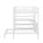 Full Over Twin Metal L-Shaped Bunk Bed With Built-In Desk, Shelves, And Ladder-995687950