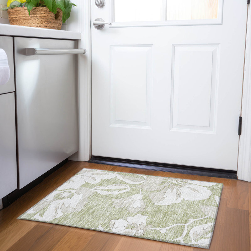  Tapis d'extérieur antidérapant Malchow, Rectangle 1 pi 8 po x 2 pi 6 po