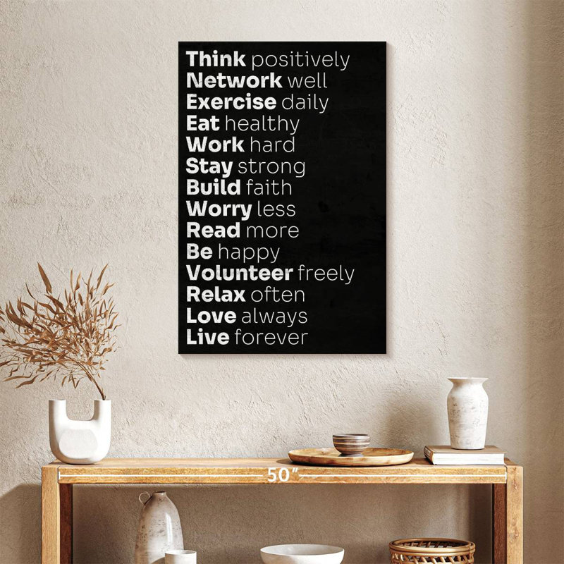 Habits for Success, H 36 po x l 24 po