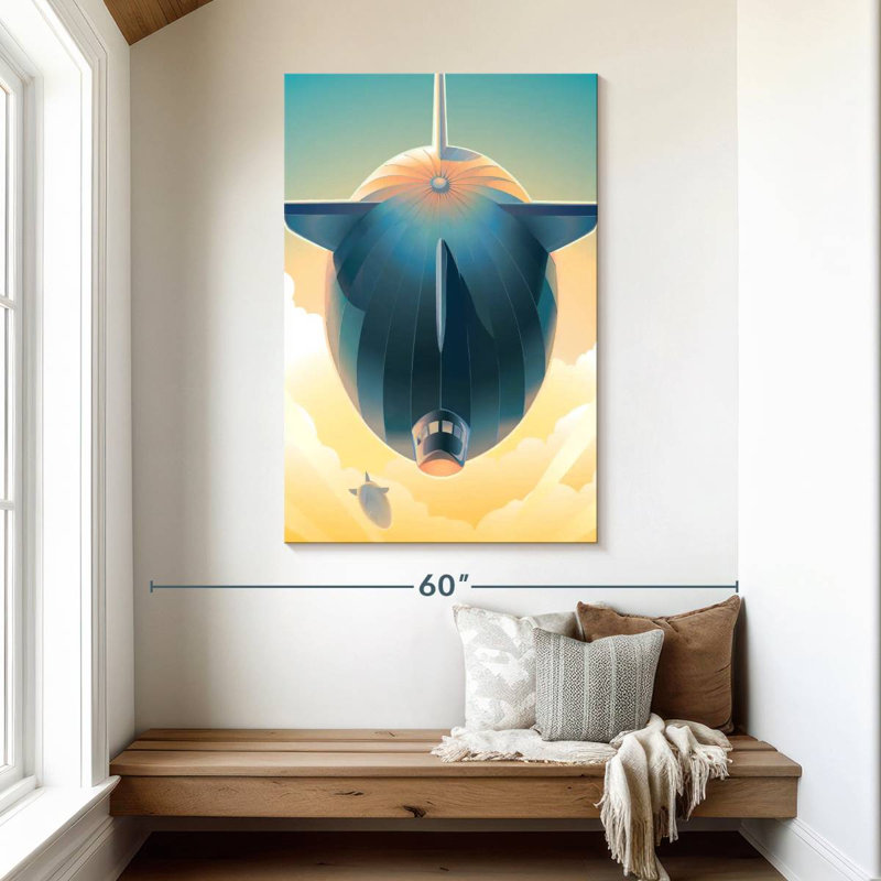 Mehar Blimps In The Sky, 48" H x 32" W