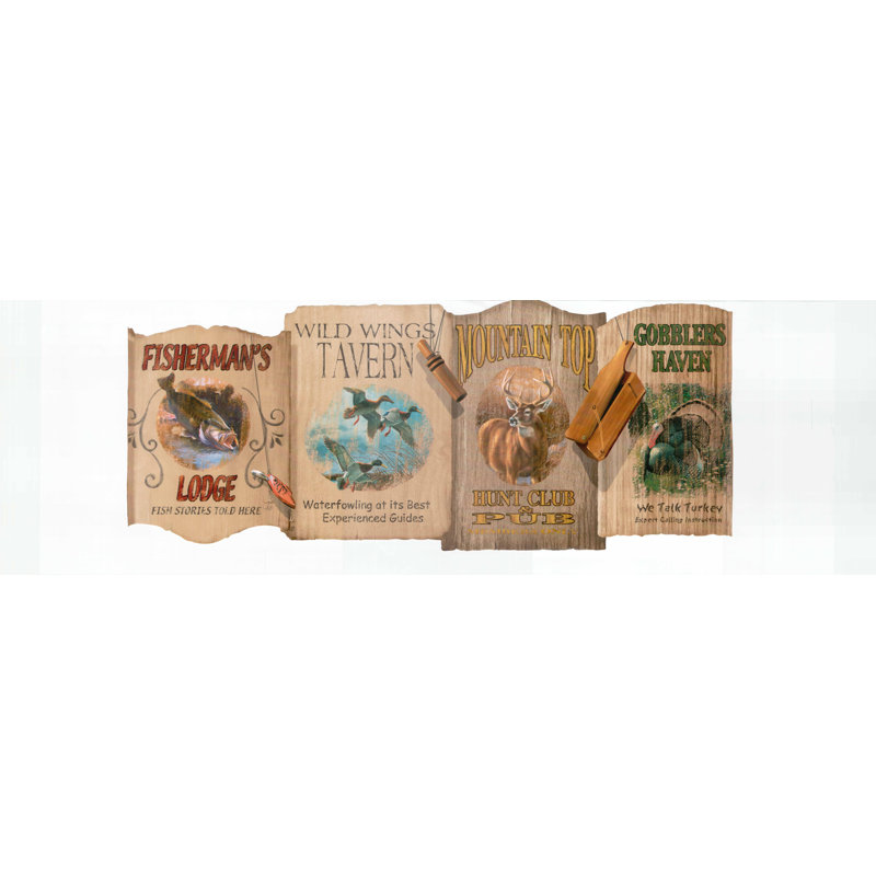 Bordure de papier peint satin l 15 pi x l 9,5 po hunter