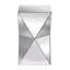 Hanchett Mirrored Glass Top End Table