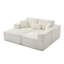 Canapé modulaire de 109 po, canapé modulaire Cloud avec assise profonde, canapé modulaire en L moderne avec méridienne et canapé rembourré pour salon, sans assemblage-130646418-130646423-130646424