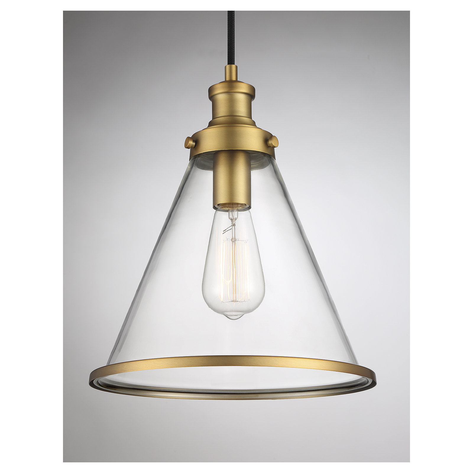 Reverie Single Light Glass Dimmable Pendant