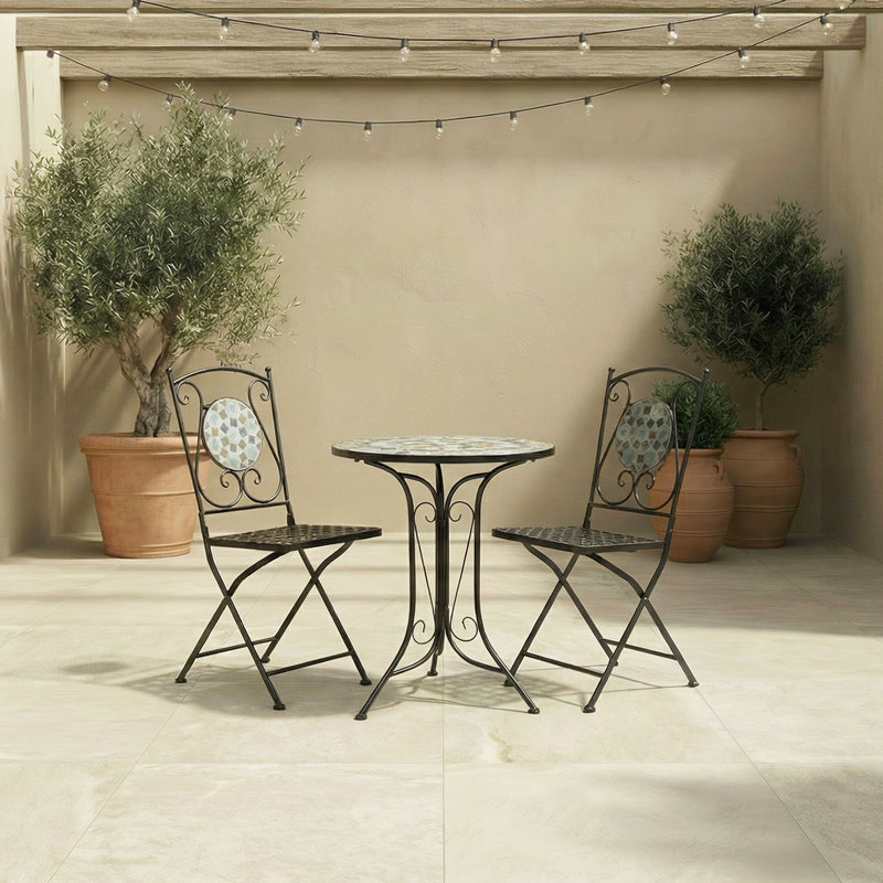 2 - Person Patio Dining Set with Round Table