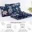 Ensemble de courtepointe 3 pièces Botanical Floral - couvre-lit toutes saisons en microfibre douce et légère-122517524-122517526