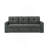 83.5"W Fabric Sleeper Sofa With Tufted Cushions