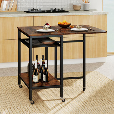 Metal Base Dining Table