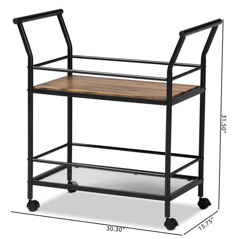 Venus Metal Bar Cart