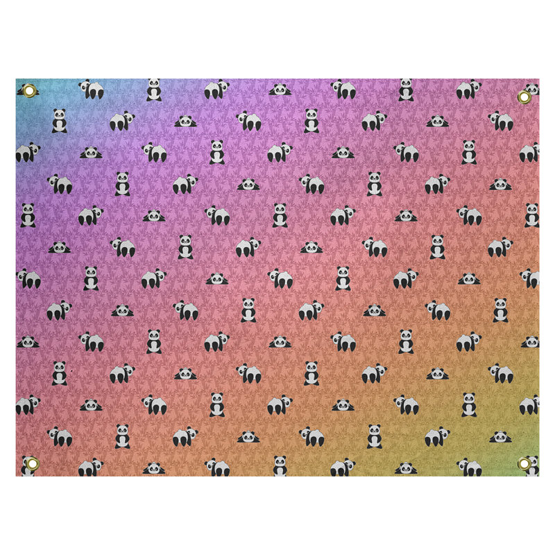 Tapisserie panda par katelyn elizabeth Kitterman, Intérieur, H 27,5 po x l 37,5 po