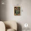 Art floral sur toile verte-105309249-105309251