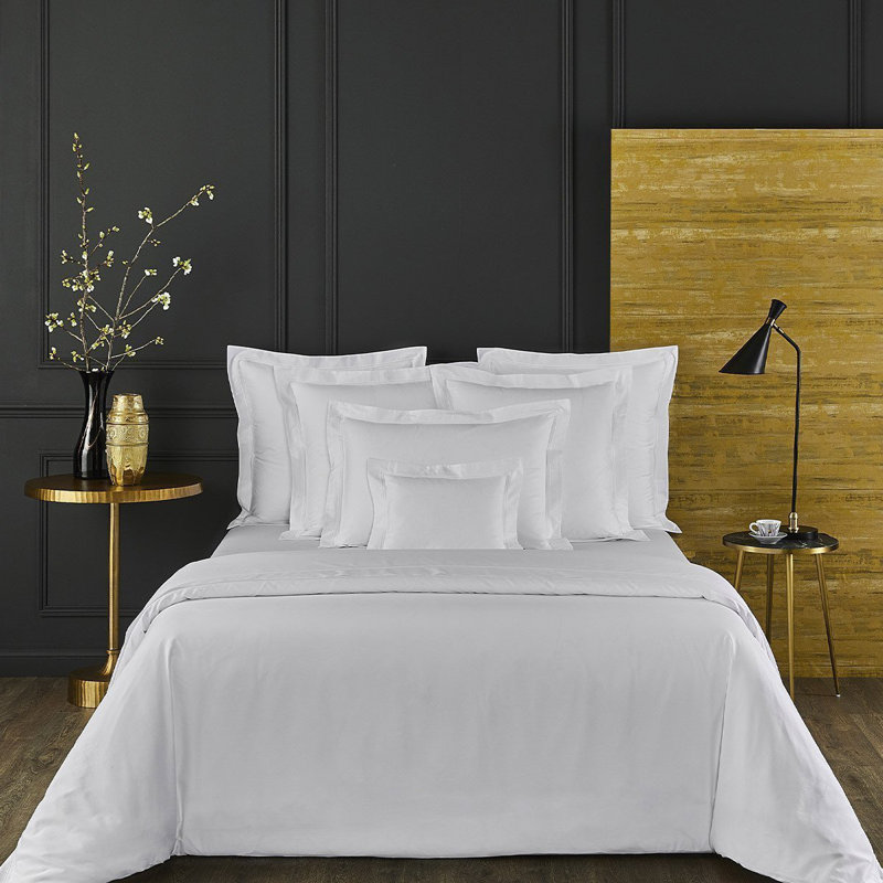 Triomphe Pillow Case, Standard Pillowcase, Blanc