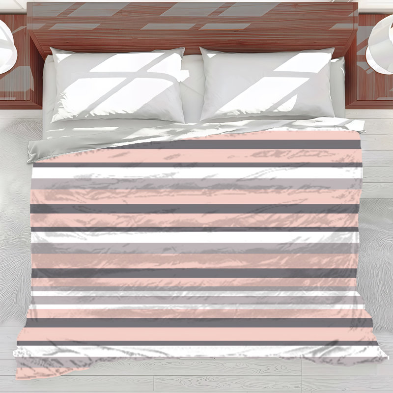 Polyester Striped Comforter, Twin Comforter