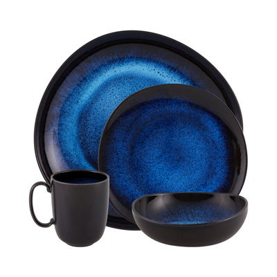 Stoneware Dinnerware Set 4 Piece