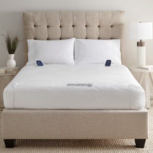 Protège-matelas électrique blanc