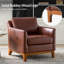 Fauteuil en cuir véritable Florita-120199216