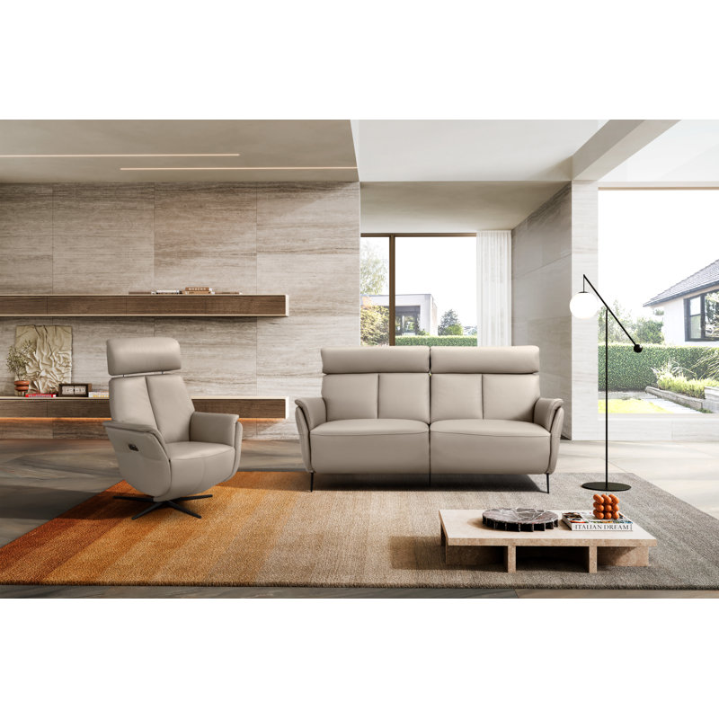 Fauteuil inclinable et pivotant Beverly, Gris