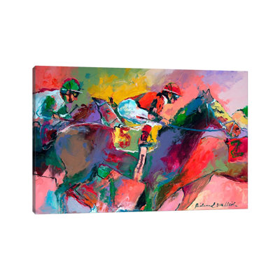 Race II by Richard Wallich - Wrapped Canvas Print