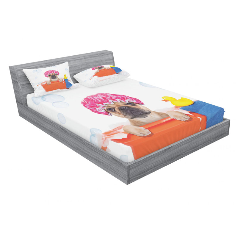 Microfiber Sheet Set, Full Sheet Set with Fitted Sheet