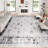 Imitation Cashmere Washable Flatweave Persian Floral Oriental Rug-589763666